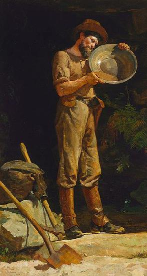 Julian Ashton The Prospector oil painting picture